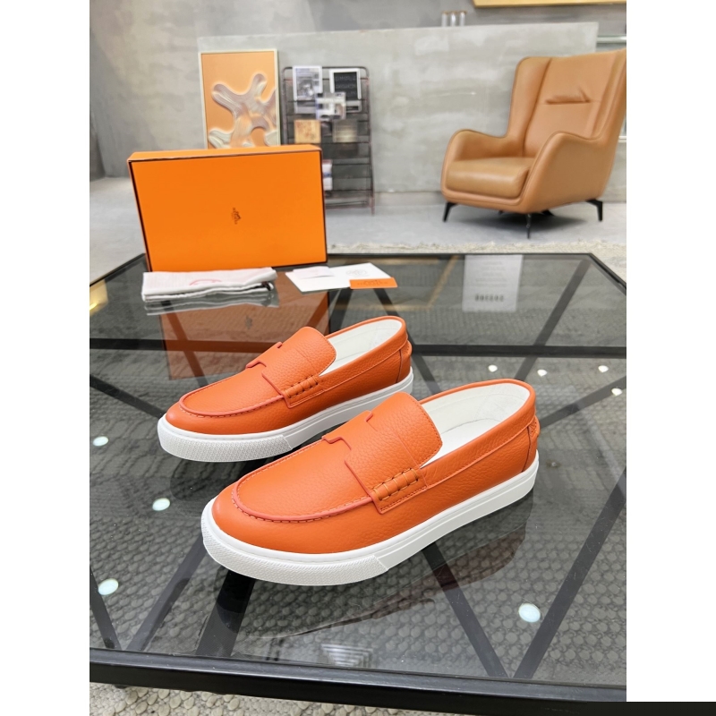 H**mes leather shoes
